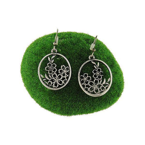 Shop LAVISHY handmade cutout Cherry Blossom Flower earrings made with recycled materials. They are unique, fun, Eco-friendly & affordable. Wholesale available at www.lavishy.com for gift shop, boutique & corporate buyer.