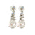 Online shopping for Rhodium or 12k gold plated drop earrings with cubic zirconia & Austrian crystal accent. A great gift for you or your girlfriend, wife, co-worker, friend & family. Wholesale available at www.lavishy.com with many unique & fun fashion accessories.