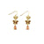Online shopping for Rhodium or 12k gold plated butterfly drop earrings with cubic zirconia & Austrian crystal accent. A great gift for you or your girlfriend, wife, co-worker, friend & family. Wholesale available at www.lavishy.com with many unique & fun fashion accessories.