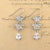 Online shopping for Rhodium or 12k gold plated butterfly drop earrings with cubic zirconia & Austrian crystal accent. A great gift for you or your girlfriend, wife, co-worker, friend & family. Wholesale available at www.lavishy.com with many unique & fun fashion accessories.