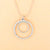 Online shopping for rhodium plated crystal studded double circle pendant necklace. A great gift for you or your girlfriend, wife, co-worker, friend & family. Wholesale at www.lavishy.com with many unique & fun fashion accessories.