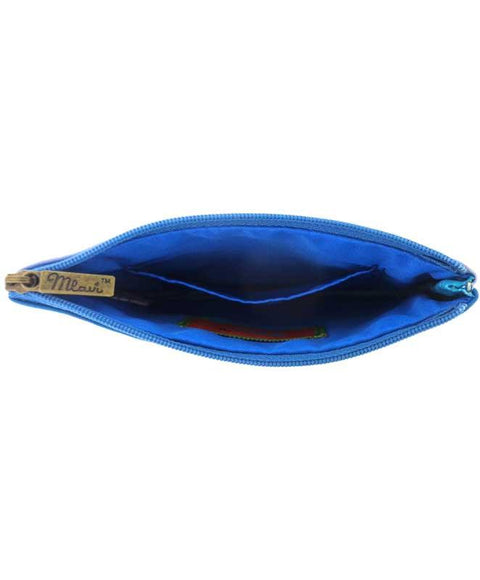 Mlavi's Eco-friendly, cruelty-free Shoe lovers' funky vegan small pouch with humorous quote.