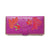 Online shopping for vegan brand LAVISHY's Eco-friendly, ethically made, cruelty free embroidered large flat wallet for women features goldfish embroidery motif. Wholesale at www.lavishy.com for retailers like gift shop, clothing & fashion accessories boutique & book store worldwide since 2001.