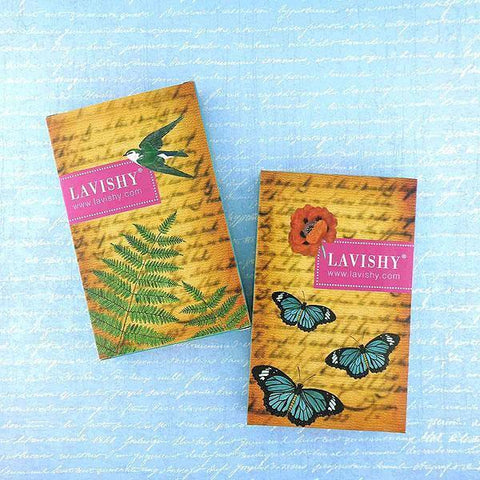 LAVISHY light weight intricate lacy filigree earrings
