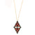 Online shopping for handmade South Western pattern pendant necklace with colorful enamel and sparkly crystal accents. A great gift for you or your girlfriend, wife, co-worker, friend & family. These are exclusive for LAVISHY Boutique only.
