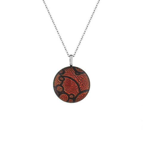 Online shopping for handmade glass pendant necklace designed and handmade by LAVISHY in Toronto Canada. It will add lovely colors to your outfit.