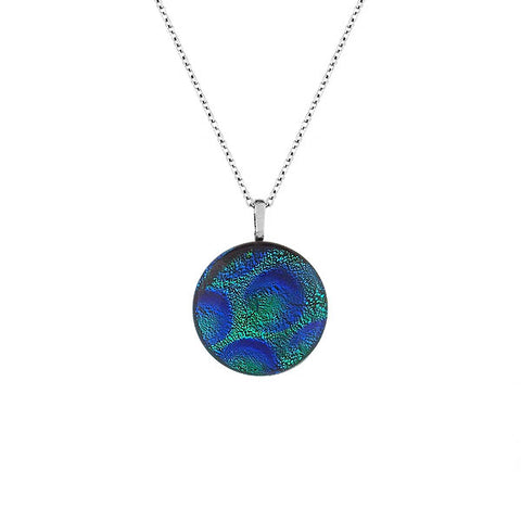 Online shopping for handmade glass pendant necklace designed and handmade by LAVISHY in Toronto Canada. It will add lovely colors to your outfit.