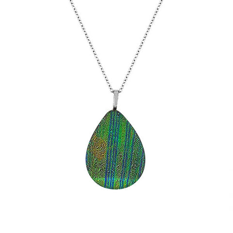 Online shopping for handmade glass pendant necklace designed and handmade by LAVISHY in Toronto Canada. It will add lovely colors to your outfit.