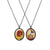 Online shopping for LAVISHY unique, beautiful & affordable vintage style reversible pendant necklace with poppy flower & blue bird print. A great gift for you or your girlfriend, wife, co-worker, friend & family. Wholesale available at www.lavishy.com with many unique & fun fashion accessories.