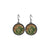 LAVISHY vintage style handmade fern leaf earrings