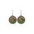 LAVISHY vintage style handmade fern leaf earrings