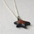 SPN016: Handmade semi precious stone pendant necklace