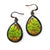 LAVISHY vintage style handmade oak tree leaf earrings