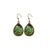 LAVISHY vintage style handmade oak tree leaf earrings